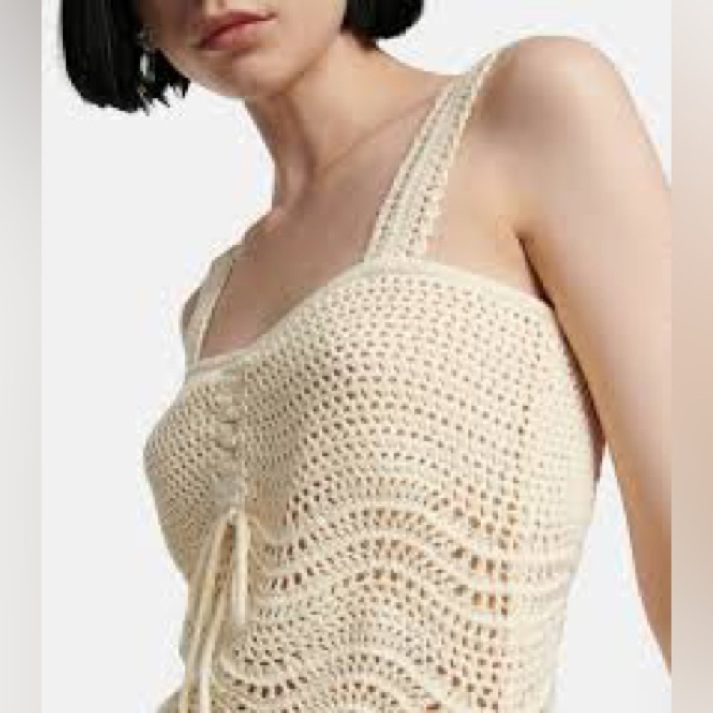 NWT ZIMMERMANN Devi Crochet Tank Top